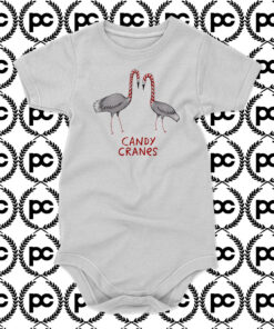 Candy Cranes Baby Onesie