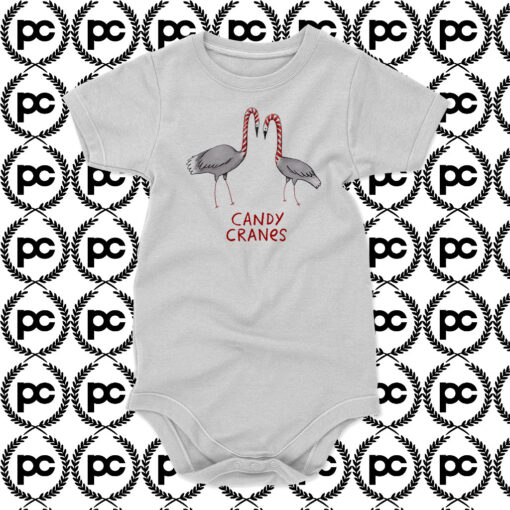 Candy Cranes Baby Onesie