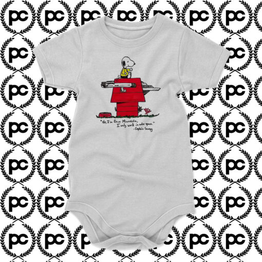 Captain Snoopy Baby Onesie