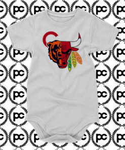 Chicago Sports Team Mashup Baby Onesie