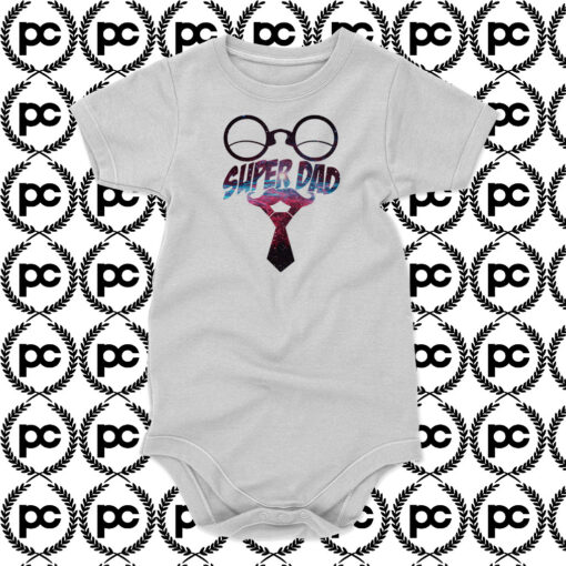 Crewneck Superdad Baby Onesie