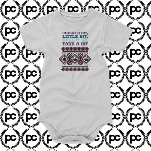 Crush A Bit Holiday Baby Onesie