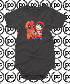 Deadpool And Goku Change The Uniform Baby Onesie