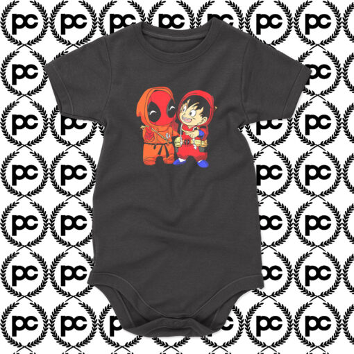 Deadpool And Goku Change The Uniform Baby Onesie