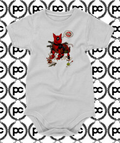 Deadpool Terrier Baby Onesie