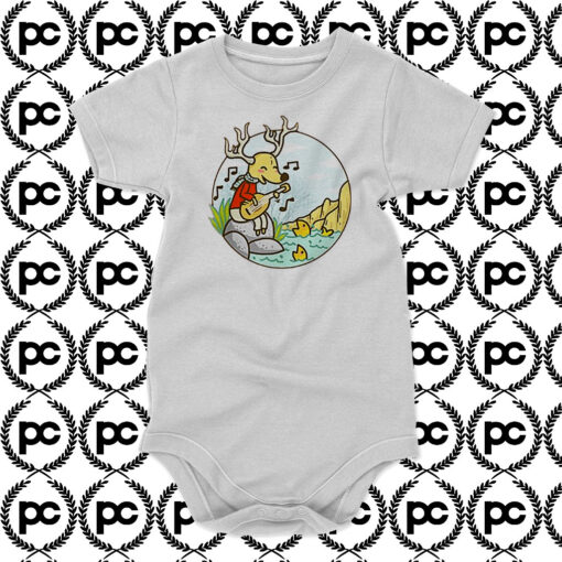 Deer Singing Baby Onesie