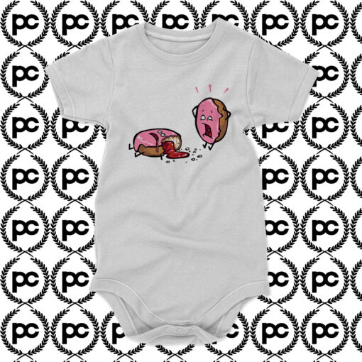 Donut got his jelly splattered Baby Onesie