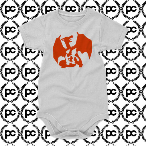 Evolution of Charmander Baby Onesie