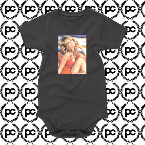 Farrah Fawcett Photoshoot Baby Onesie