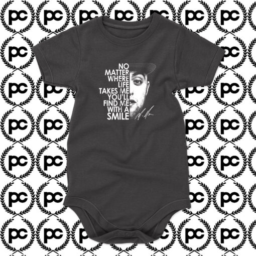 Find Me With A Smile Mac Miller Baby Onesie