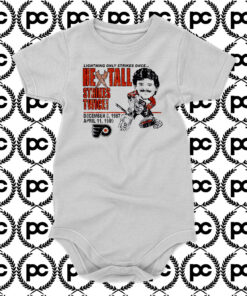 Flyers Ron Hextall Strikes Twice Baby Onesie