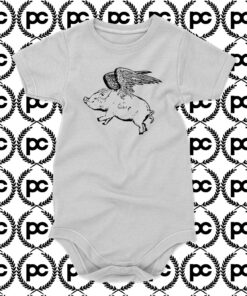 Flying Pig Baby Onesie