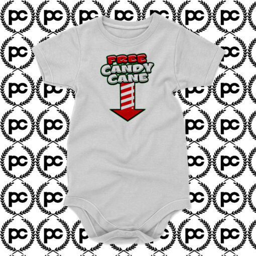 Free Candy Cane Baby Onesie