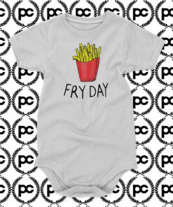 Fries Letter Print Baby Onesie