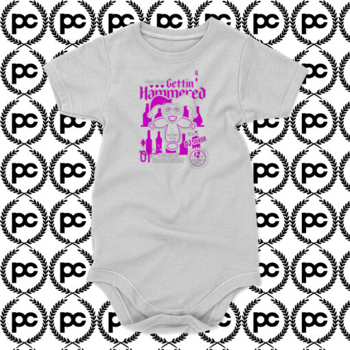 Gettin Hammered Harley Quinn Baby Onesie