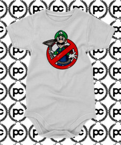 Ghostbuster Mashup Luigi Baby Onesie