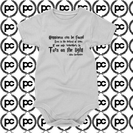 Happiness harry potter quotes Baby Onesie