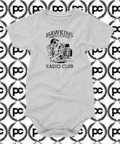 Hawkins Middle School Radio Baby Onesie