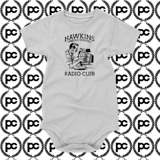 Hawkins Middle School Radio Baby Onesie