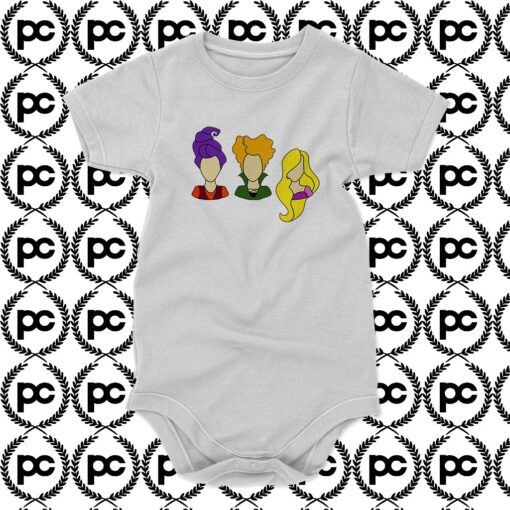 Hocus Pocus Heads Baby Onesie