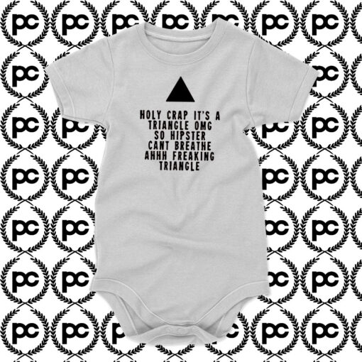 Holy crap its a triangle Baby Onesie