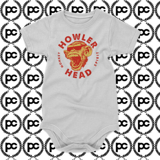 Howler Head Monkey Whiskey Baby Onesie