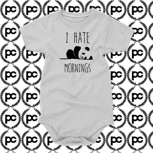 I Hate Mornings Baby Onesie