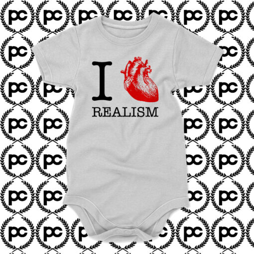 I Love Realism Baby Onesie