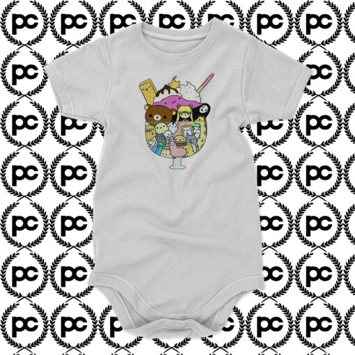 Ice Cream Anime Baby Onesie