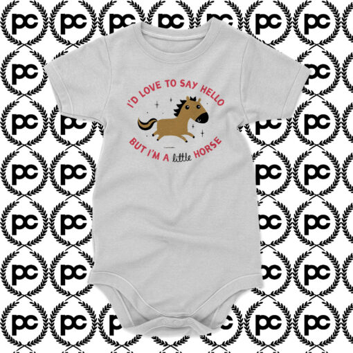 Im A Little Horse Baby Onesie