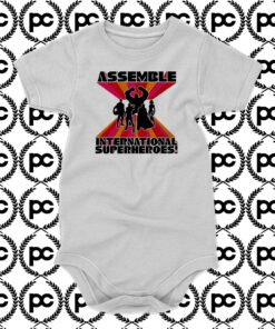 International Superheroes Baby Onesie