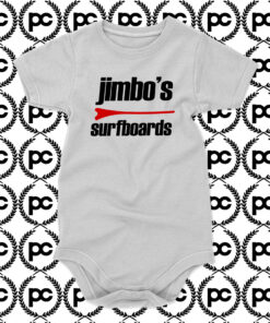 Jimbos Surfboard Baby Onesie