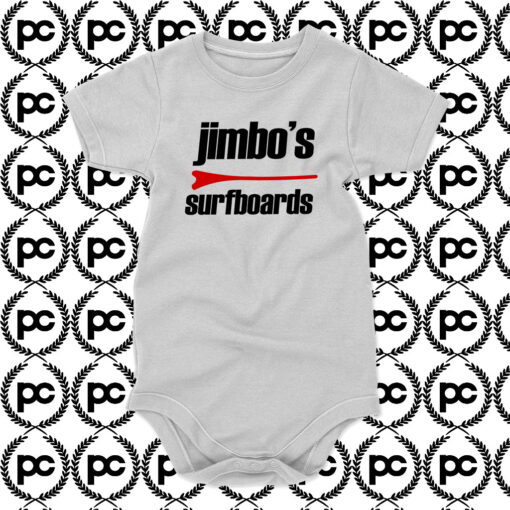 Jimbos Surfboard Baby Onesie