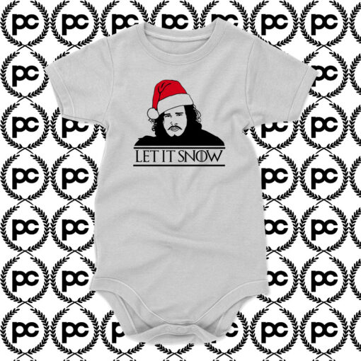 Jon Snow Game of Thrones Christmas Baby Onesie