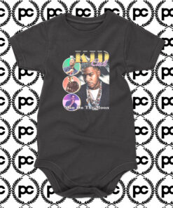 Kid Cudi Man Of The Moon Homage Vintage Baby Onesie