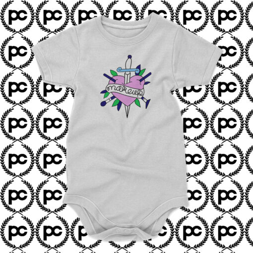 Makeup Old Skull Baby Onesie