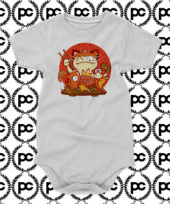 Meowth Sushi Bar Baby Onesie