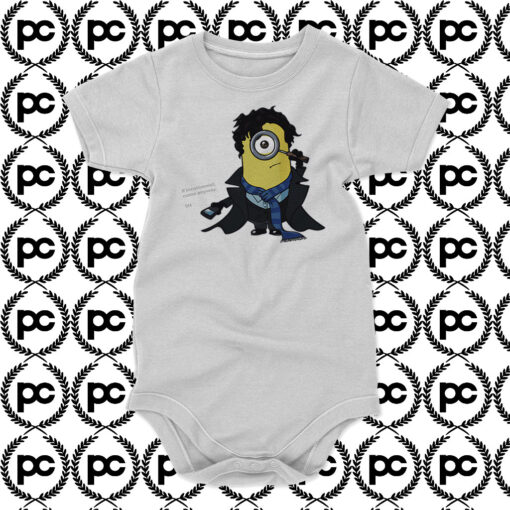 Minion Sherlock Baby Onesie