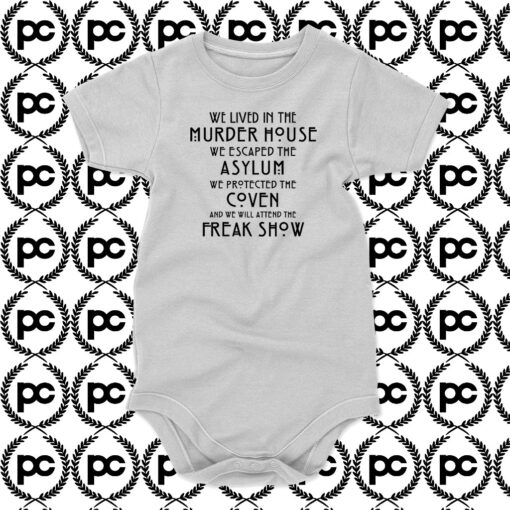 Murder House Freak Show Baby Onesie