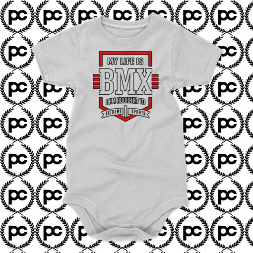 My Life Is BMX Extreme Sport Baby Onesie