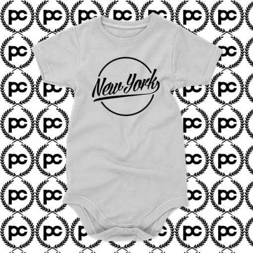 New York Circle Baby Onesie