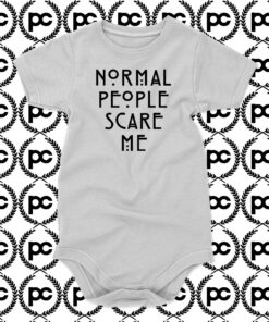 Normal People Scare Me Baby Onesie