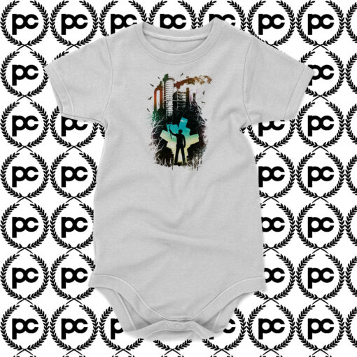 Paint Art City Baby Onesie