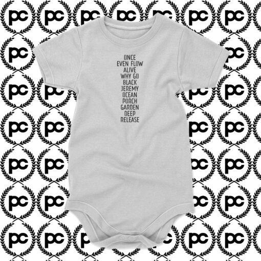 Pearl Jam Baby Onesie