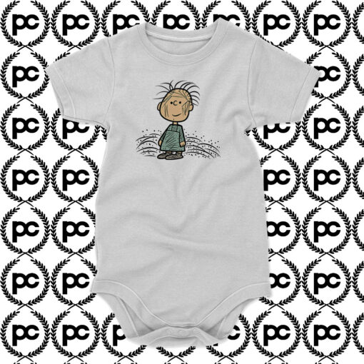 Pig Pen Pigpen Messy Funny Cartoon Baby Onesie