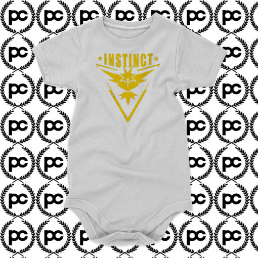 Pokemon GO Instinct Emblem Baby Onesie