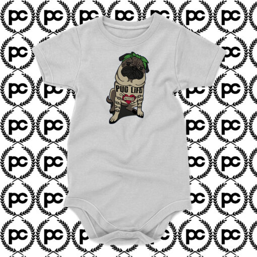 Pug Life Baby Onesie