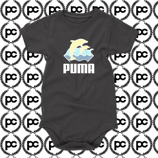 Puma X Pink Dolphin Waves Baby Onesie