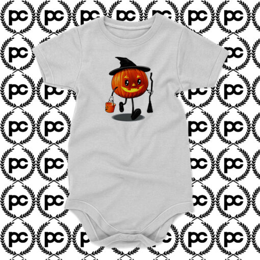 Pumpkin Jake or Treat Baby Onesie