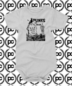 Punks Not Dead Baby Onesie